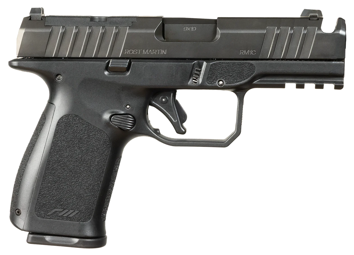Rost Martin RM1C 9mm Luger 4" 10+1 Striker-Fired Pistol - Black - CA Compliant