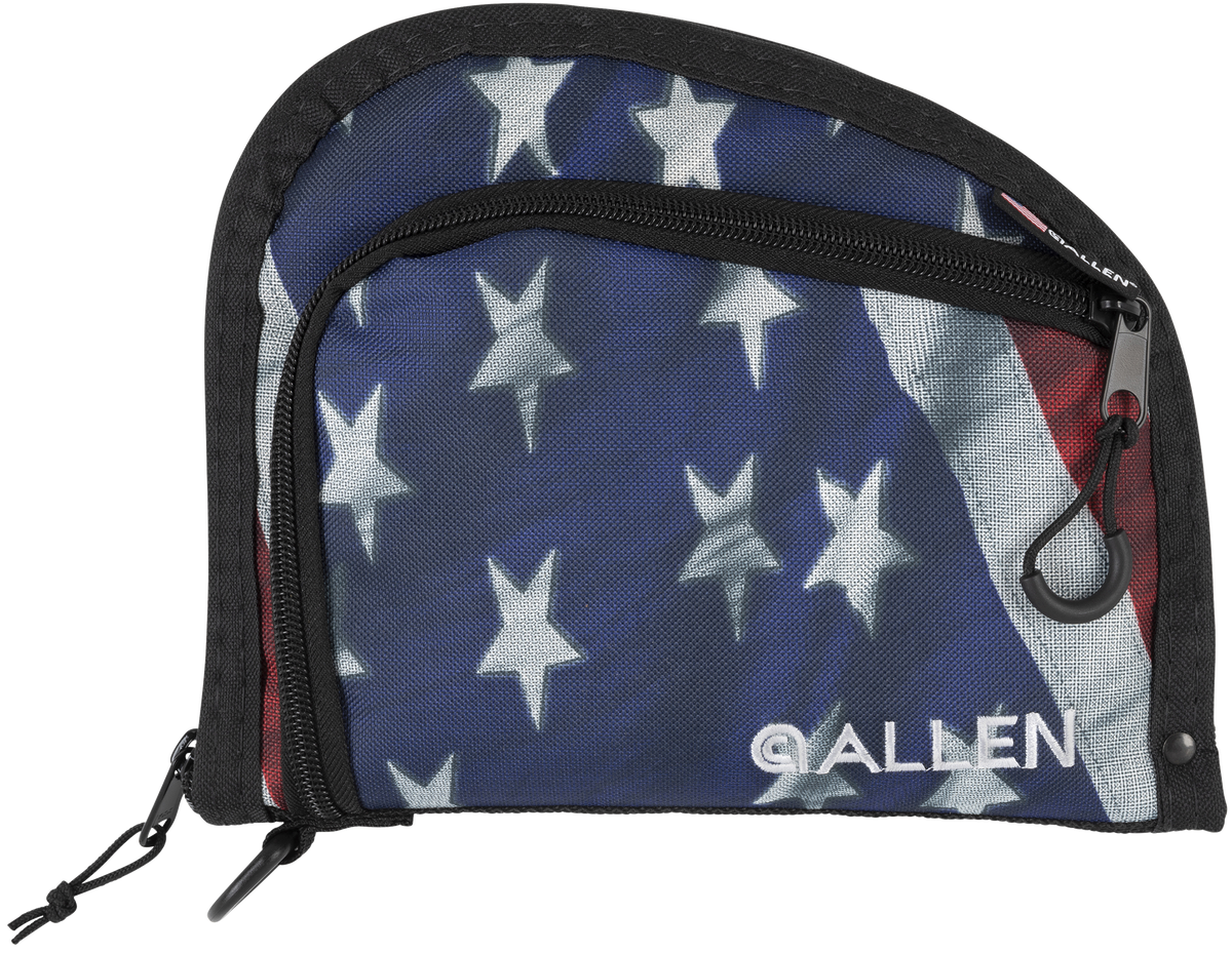 Allen 7719 Victory Auto-Fit Handgun Case USA Flag Endura 9" x 7" Interior