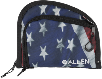 Allen 7719 Victory Auto-Fit Handgun Case USA Flag Endura 9" x 7" Interior