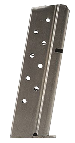 Springfield Armory 1911 9mm Luger 9rd Stainless Steel Magazine - Silver