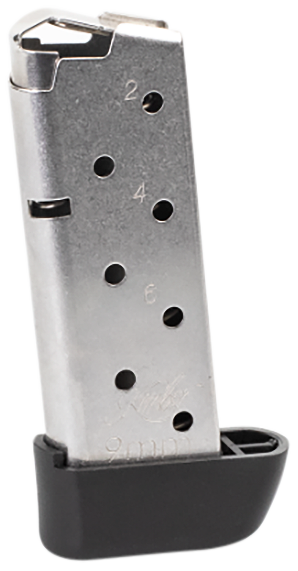 Kimber Micro 9 9mm Luger 7rd Extended Stainless Steel Magazine - Silver