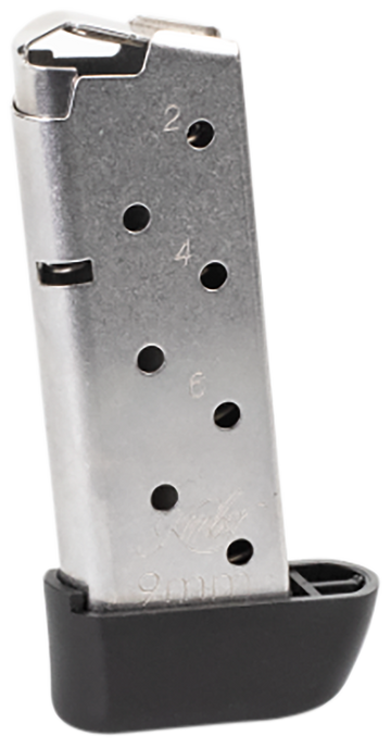 Kimber Micro 9 9mm Luger 7rd Extended Stainless Steel Magazine - Silver