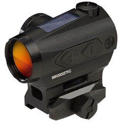 Sig Sauer Electro-Optics Romeo4T 1x20mm Solar Red Dot Sight 2 MOA/65 MOA Ballistic Circle Dot - Black Anodized