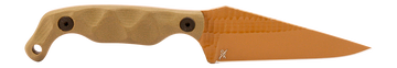 Stroup Knives Bravo 5 3.5" Fixed Blade 1095HC Dark Earth Cerakote - OD Green G10 Handle