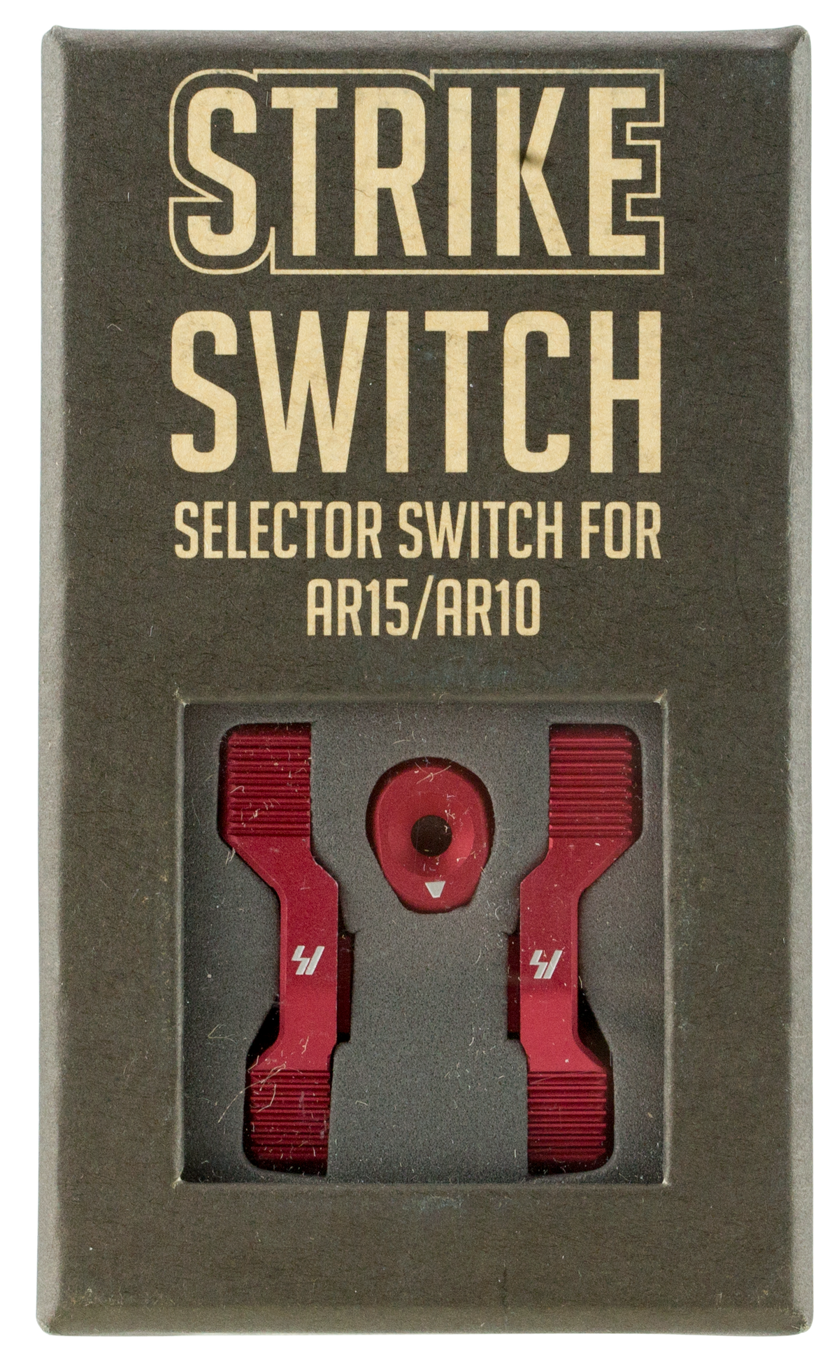 Strike Industries Strike Switch 60/90 Degree Red Aluminum Ambidextrous Safety Selector