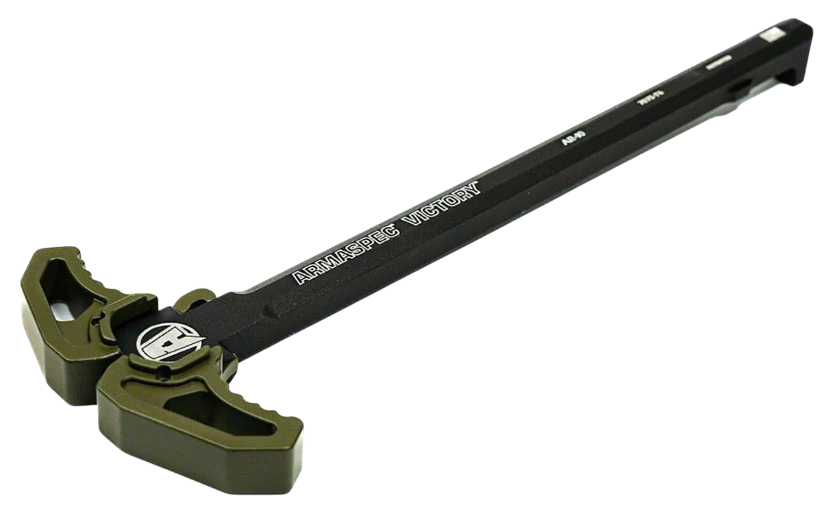 Armaspec Victory Charging Handle AR-10 OD Green Aluminum Ambidextrous