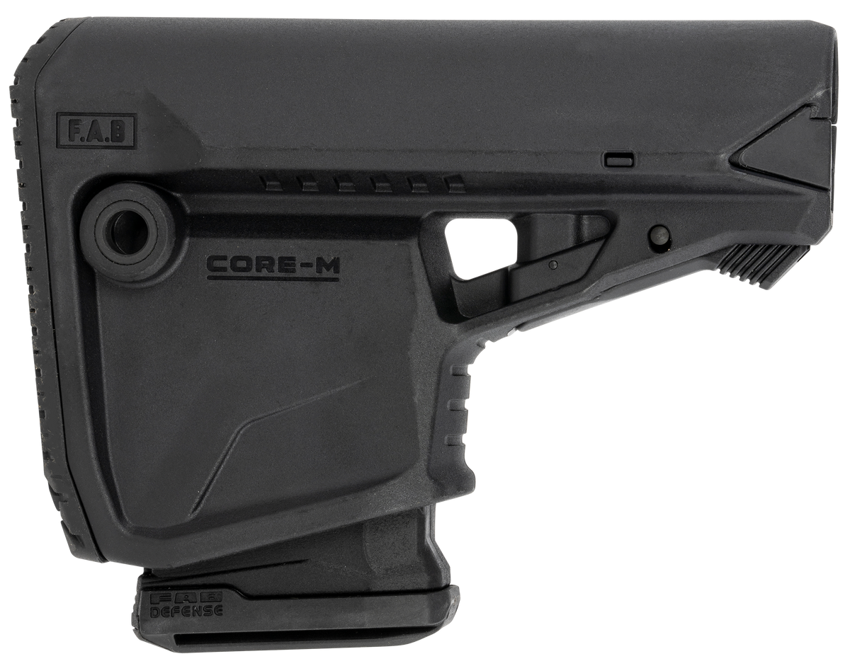 FAB Defense GL-Core Survival AR-15 Buttstock w/Mag Carrier & Rubber Butt Pad - Tube Not Included