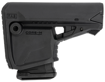 FAB Defense GL-Core Survival AR-15 Buttstock w/Mag Carrier & Rubber Butt Pad - Tube Not Included