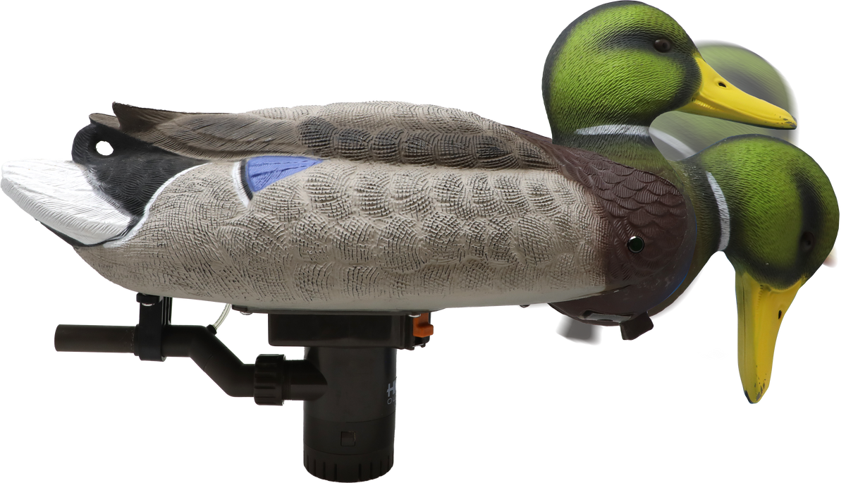 Higdon Decoys Battleship Swimmer Pro Mallard Drake Multi-Color Foam Filled Motion Decoy