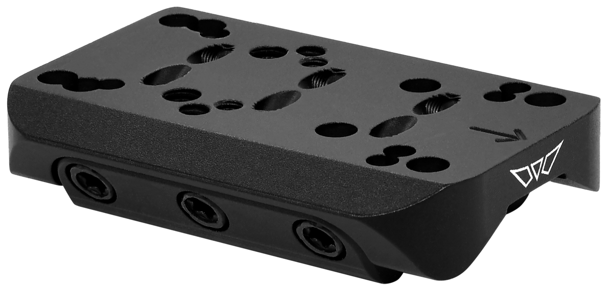 Warne 6108M Red Dot Reflex Shotgun Rib Mount - Black Anodized Aluminum