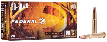 Federal Fusion 30-30 Win 170gr Bonded Soft Point 20rd - Box or Case