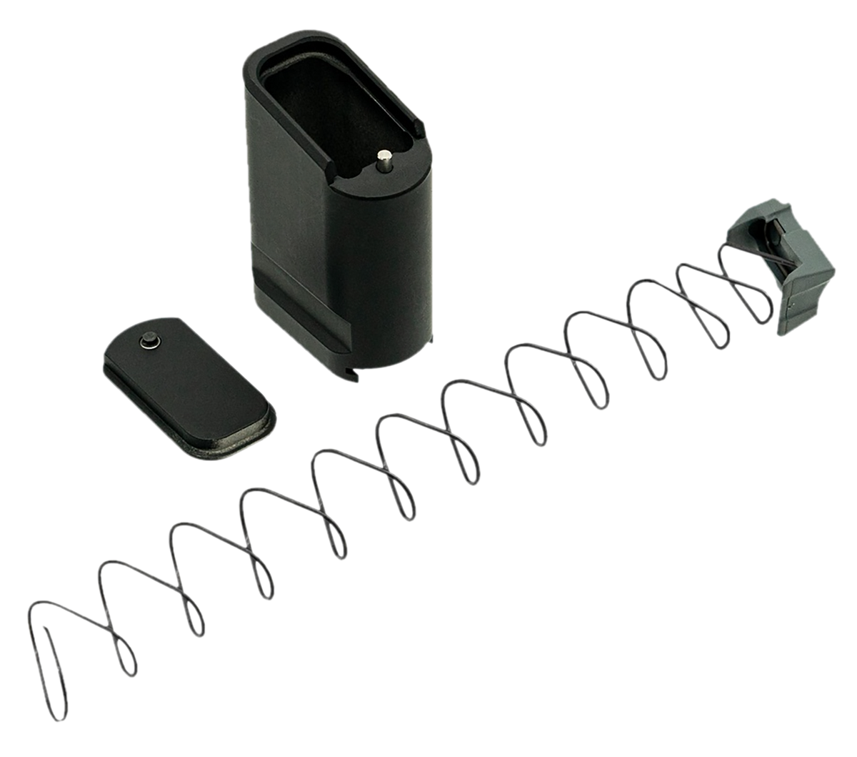 Shield Arms S15 +10 Magazine Extension 9mm 10rd - Black Anodized Aluminum