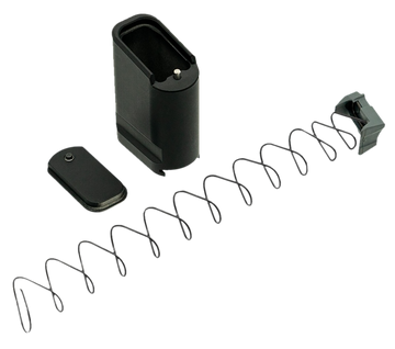 Shield Arms S15 +10 Magazine Extension 9mm 10rd - Black Anodized Aluminum
