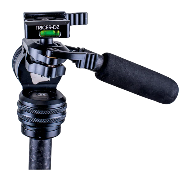 Tricer DZ-PAN-2 Hybrid Pan Head - Carbon Fiber Lever Lock - 15 lb Capacity