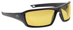 Walkers Game Ear IKON Forge Ballistic Eyewear Amber Lens Matte Black Frame