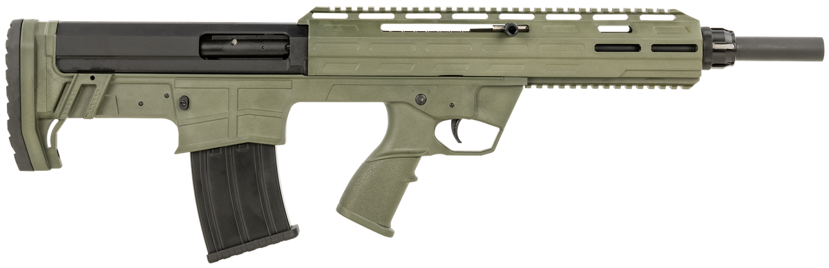 Tokarev USA TBP 12 Gauge 3" 5+1 18.50" Semi-Auto Bullpup Shotgun - OD Green