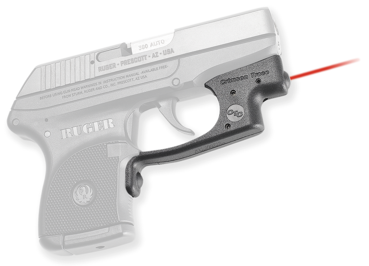 Crimson Trace LG-431 Laserguard Red Laser Sight for Ruger LCP Black Polymer Trigger Guard Mount