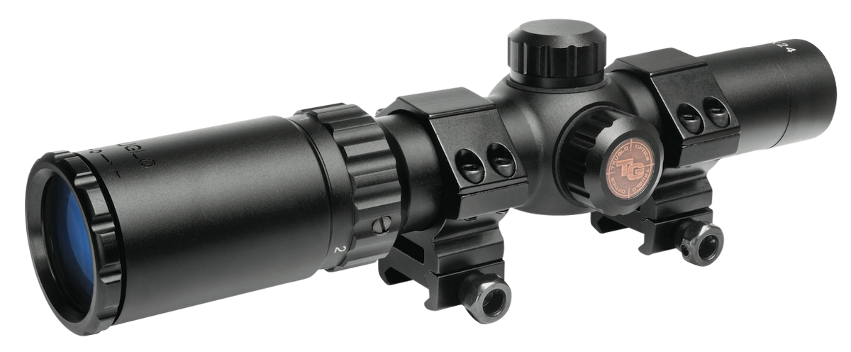 TruGlo Tru-Brite 30 Hunter 1-4x 24mm 30mm Tube Circle Duplex Riflescope