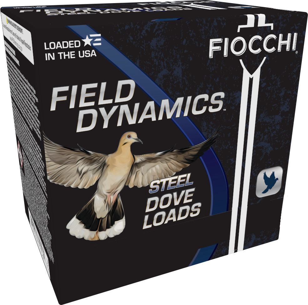 Fiocchi Field Dynamics Dove & Quail 12 Gauge 2.75" 1 1/8 oz #7 Shot 25 Bx/10 Cs - Box or Case
