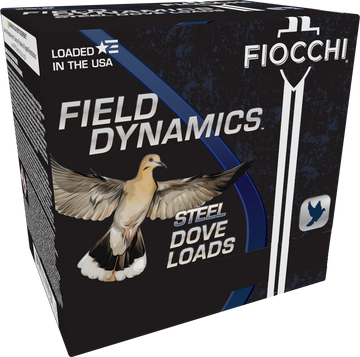 Fiocchi Field Dynamics Dove & Quail 12 Gauge 2.75" 1 1/8 oz #7 Shot 25 Bx/10 Cs - Box or Case