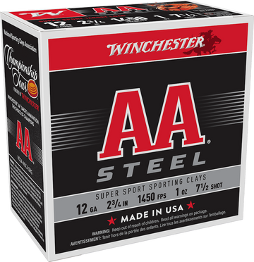 Winchester Ammo AA Super Sport Sporting Clay 12 Gauge 2.75" 1 oz 7.5 Shot 25 Rd - Box or Case
