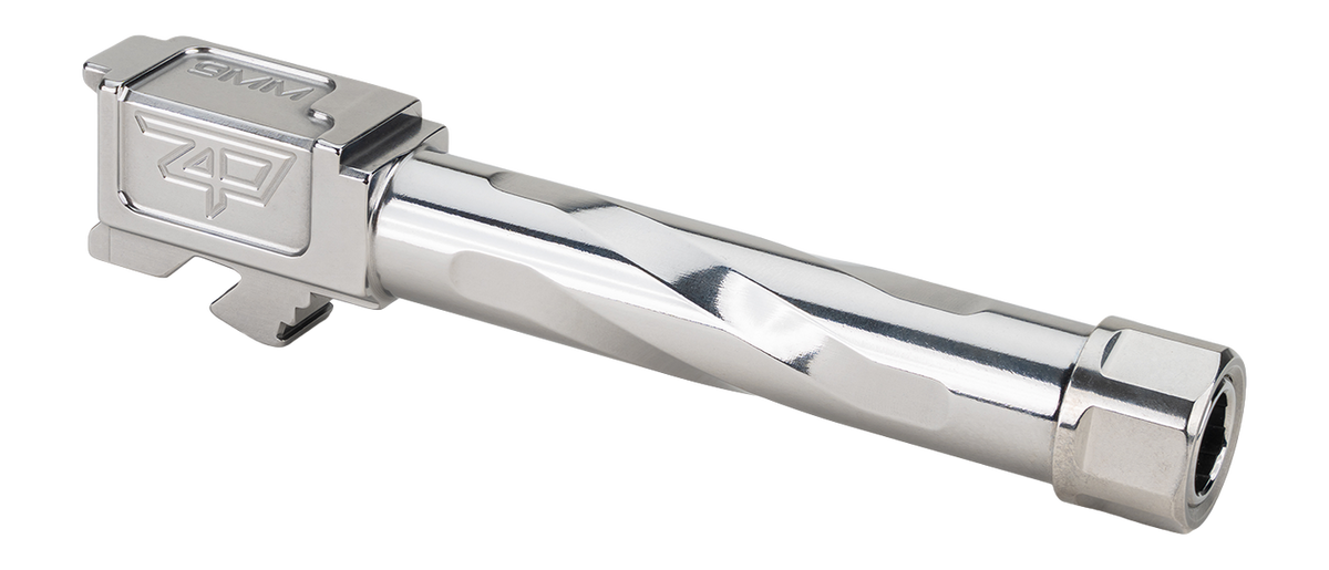 Zaffiri Precision BA-G19G15-TH-SS 9mm Luger 4.60" Threaded Barrel - Fits Glock 19 Gen 1-5 - Stainless