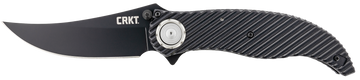Columbia River 2640 Clever Girl 4.1" Folding Plain D2 Black Powder Coat G10 Handle Knife