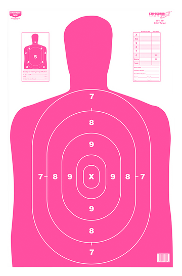 Birchwood Casey EZE-Scorer BC-27 Silhouette Paper Target 23" x 35" 100 Per Pack