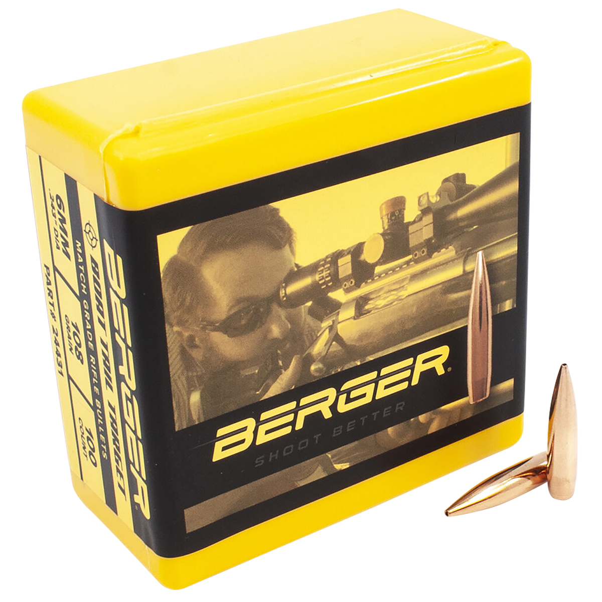 Berger Bullets Target Match Grade 6mm 108gr Boat Tail - 100/Box