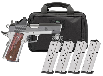 Springfield Armory 1911 Ronin AOS 9mm Luger 4.25" 9+1 Semi-Auto Pistol - Gear Pac