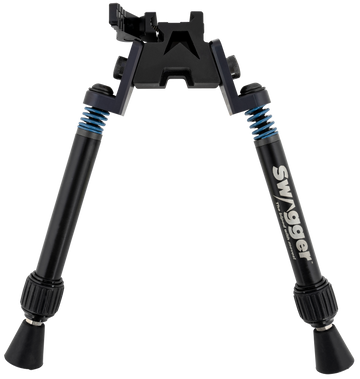 Swagger SFR10 Flex to Rigid QD Bipod 6-10.5" Picatinny Black