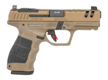 SAR USA SAR9 C Gen3 Compact 9mm Luger 4.10" 10+1 Semi-Auto Pistol - Bronze