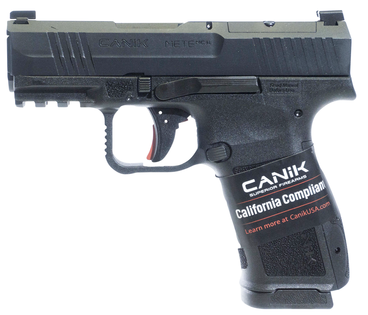 Canik Mete MC9L 9mm Luger 3.18" 10+1 Semi-Auto Pistol - CA Compliant
