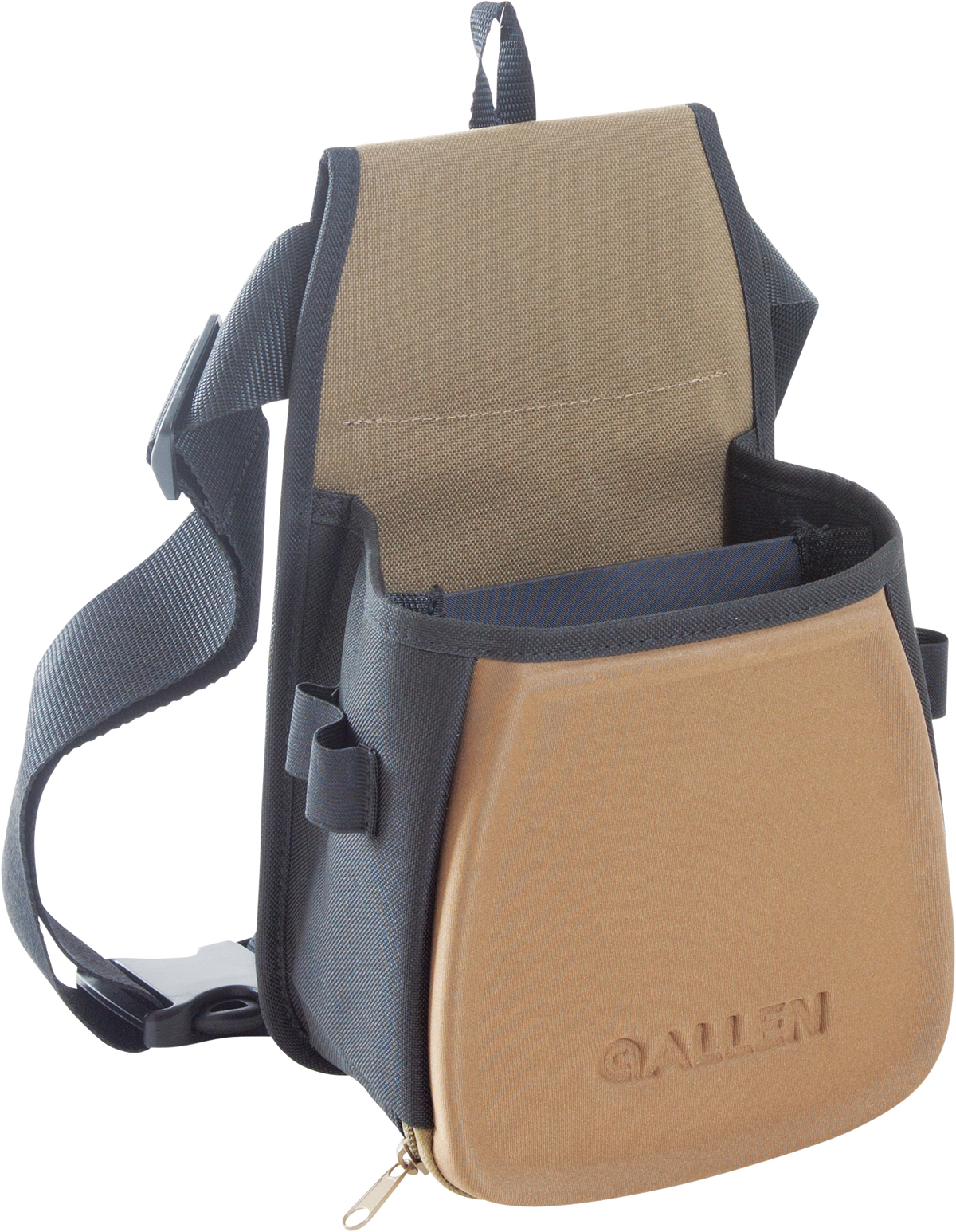 Allen 8303 Eliminator Basic Double Compartment Shooting Bag Black/Tan 7" x 4.75" x 12"
