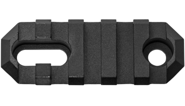 GrovTec GTSW189 Picatinny Rail 2.2" 5-Slot AR Stock - Black Hardcoat Anodized