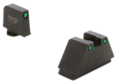 Ameriglo GL815 Optic Compatible Sight Set for Glock 3XL Tall - Green Tritium Black Outline