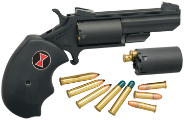 NAA Black Widow 22 LR/22 WMR 2" 5-Shot SAO Mini-Revolver