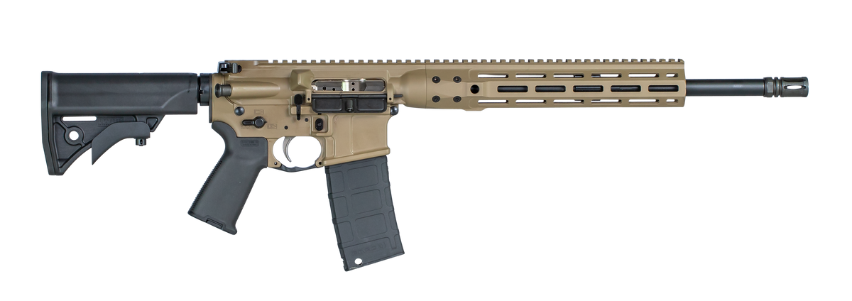 LWRC Individual Carbine DI 300 Blackout 16.10" 30+1 Semi-Auto Rifle - FDE