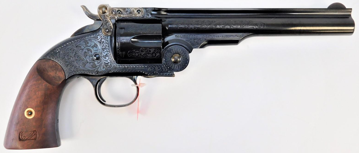Taylors and Company 550643 Top Break Schofield 45 Colt (LC) 7" 6-Rd Revolver