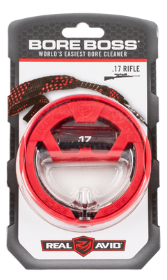 Real Avid Bore Boss .17 Cal 32" Bronze Bristle Bore Cleaner