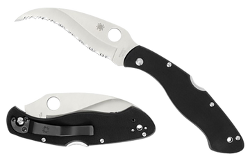 Spyderco Civilian C12GS 4.09" VG-10 Serrated G10 Folding Lockback Knife