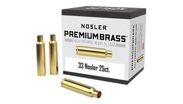 Nosler Premium Brass 33 Nosler 25/Box Unprimed Rifle Cases
