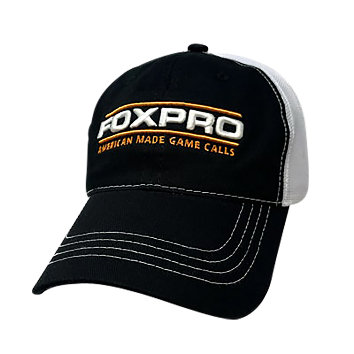Foxpro Sidekick Black/White Unstructured Snapback Hat - OSFA