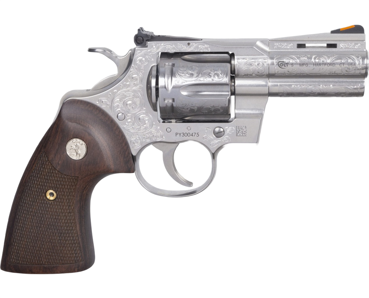Colt Mfg Python 357 Mag 3" 6-Shot DA/SA Revolver - Stainless