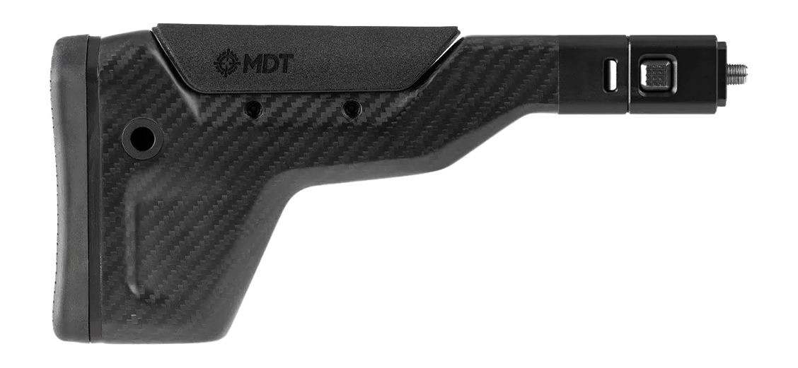 MDT HNT Carbon Fiber Folding Buttstock - Black
