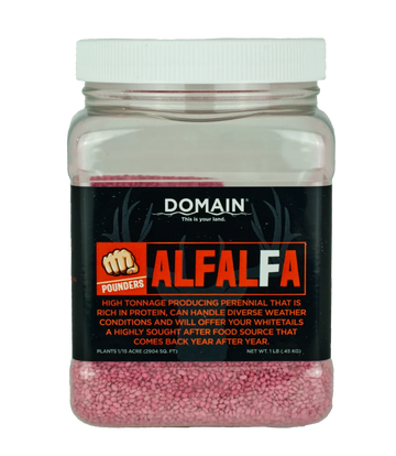 Domain Outdoor Pounder Alfalfa Food Plot Seed 1 lb