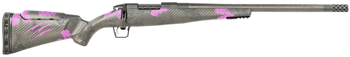 Fierce Firearms Mini Rogue 2.0 Carbon 6.5 Creedmoor 20" Bolt-Action Rifle - Black/Purple