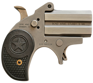 Bond Arms Stubby Stinger RS 9mm Luger 2.20" 2-Rd Break-Action Derringer - Matte Stainless
