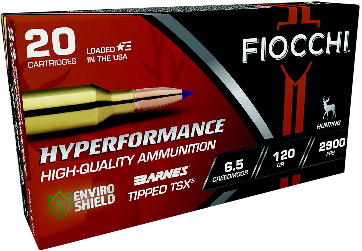 Fiocchi Hyperformance 6.5 Creedmoor 120gr Barnes Tipped TSX 20 Rd - Box or Case