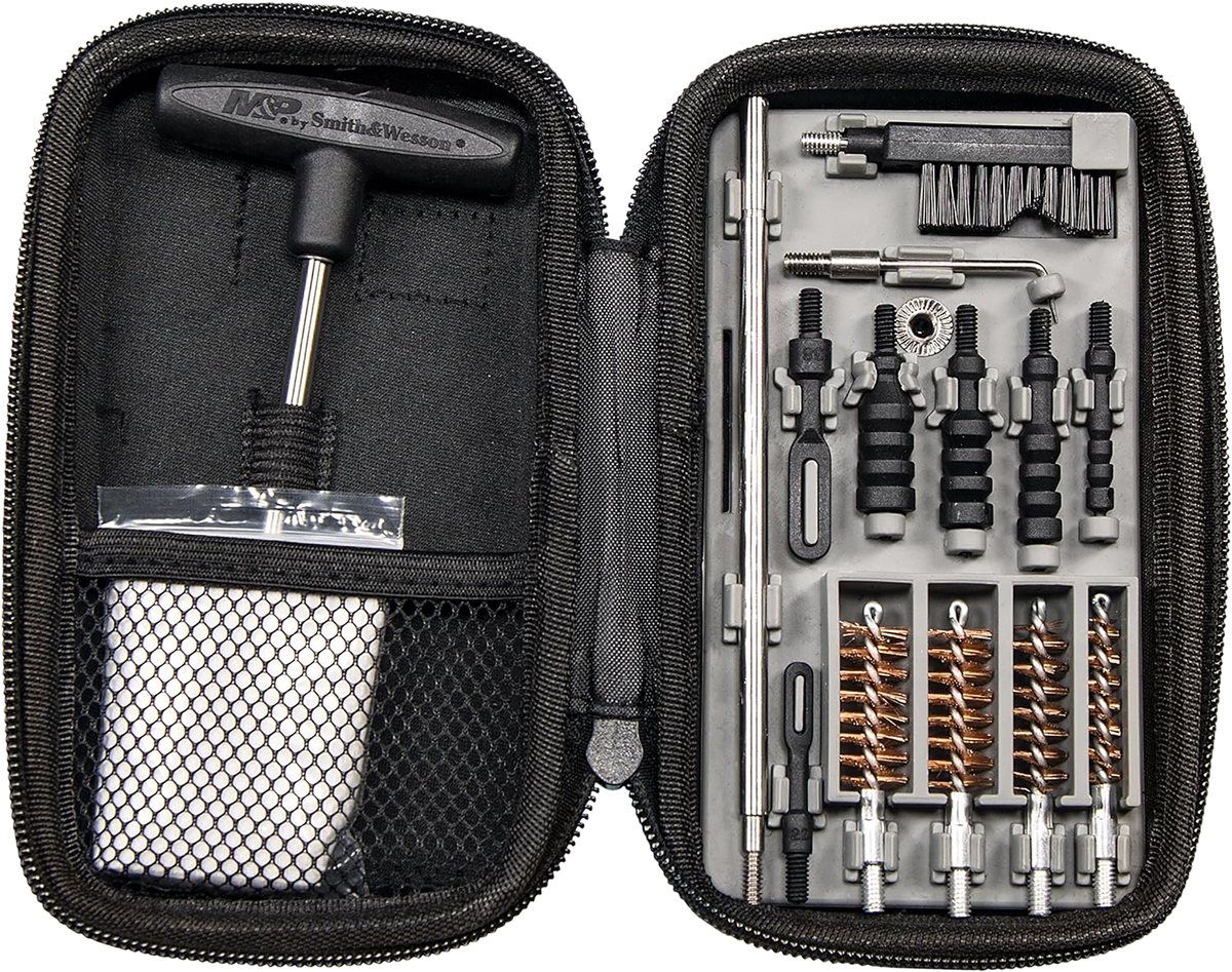 M&P Accessories 110176 Compact Pistol Cleaning Kit .22/9mm/.357/.38/.40/10mm/.45